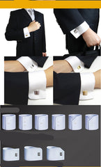 Veloriax Men's Crystal Cufflinks