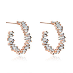 Daemun Zircon Women Earrings (Set of 2)