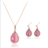 Auronix Women's Earrings & Necklace Set