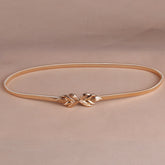 Ladies Decorative Simple Thin Belt Metal Elastic Belt Korean Version Joker Fashion Waist Chain With Skirt Wholesale