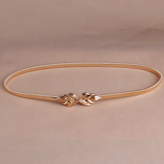 Ladies Decorative Simple Thin Belt Metal Elastic Belt Korean Version Joker Fashion Waist Chain With Skirt Wholesale