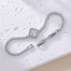 Sweet And Fresh New Copper Inlaid Zircon Lucky Petal Bracelet Women's Fashion High-end Jewelry Yiwu Wholesale