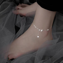 Summer New Butterfly Anklet Women's Anklet Chain Women's Sexy Anklet Fairy Super Fairy Anklet All-match Fashion