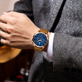 Swiss Brand New Waterproof Men's Watch Multi-functional Fashion Quartz Watch Live Broadcast Foreign Trade Popular One-piece Delivery