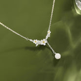 Silver Jewelry Wholesale Supply Mo Li Necklace 999 Sterling Silver Necklace Accessories Women's Autumn And Winter Sweater Chain Accessible Luxury High-End Ins