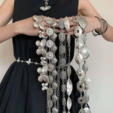 Cross-Border Popular Bohemian Style Metal Waist Chain For Women, Retro Ethnic Style Belt, Hot Girl High-End Waist Accessories
