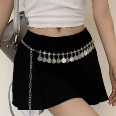 Cross-Border Popular Bohemian Style Metal Waist Chain For Women, Retro Ethnic Style Belt, Hot Girl High-End Waist Accessories