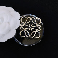 Luojia Brooch Square Pin Simple Fashion Clothing Accessories Versatile Small Fragrance Suit Collar Pin L Alloy Products