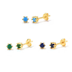 Lurevi Pearl Bee Hoops Earrings (Set of 2)