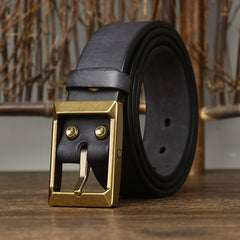 Aurexen Men's Leather Luxury Belt
