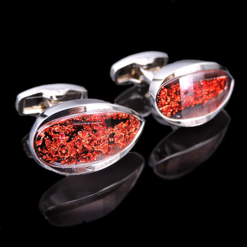 Veloriax Men's Crystal Cufflinks