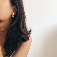 Daemun Zircon Women Earrings (Set of 2)