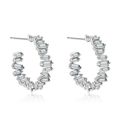 Daemun Zircon Women Earrings (Set of 2)