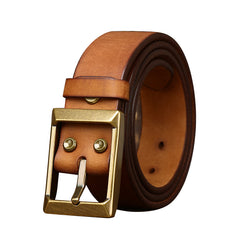 Aurexen Men's Leather Luxury Belt