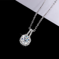 Nuvira Moissanite Women Pendant Necklace
