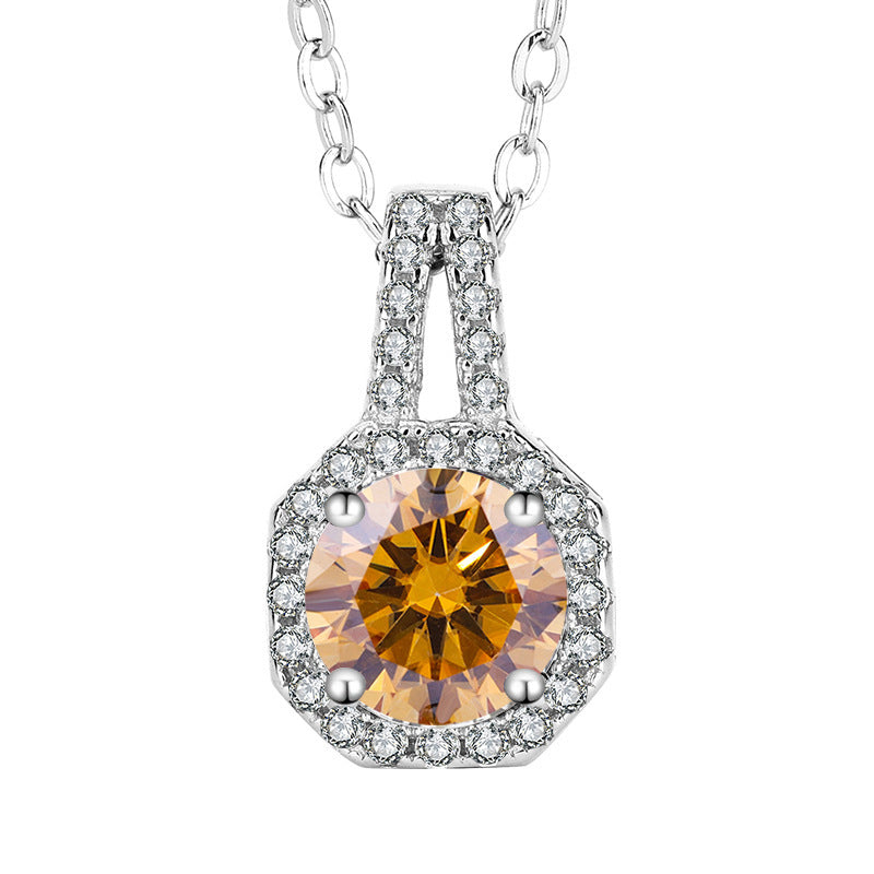 Nuvira Moissanite Women Pendant Necklace