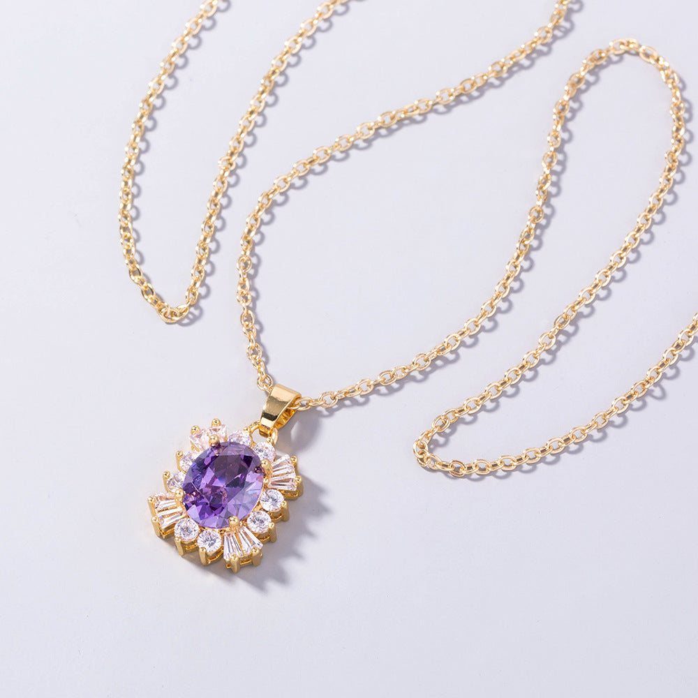 Savura Zircon Women Necklace