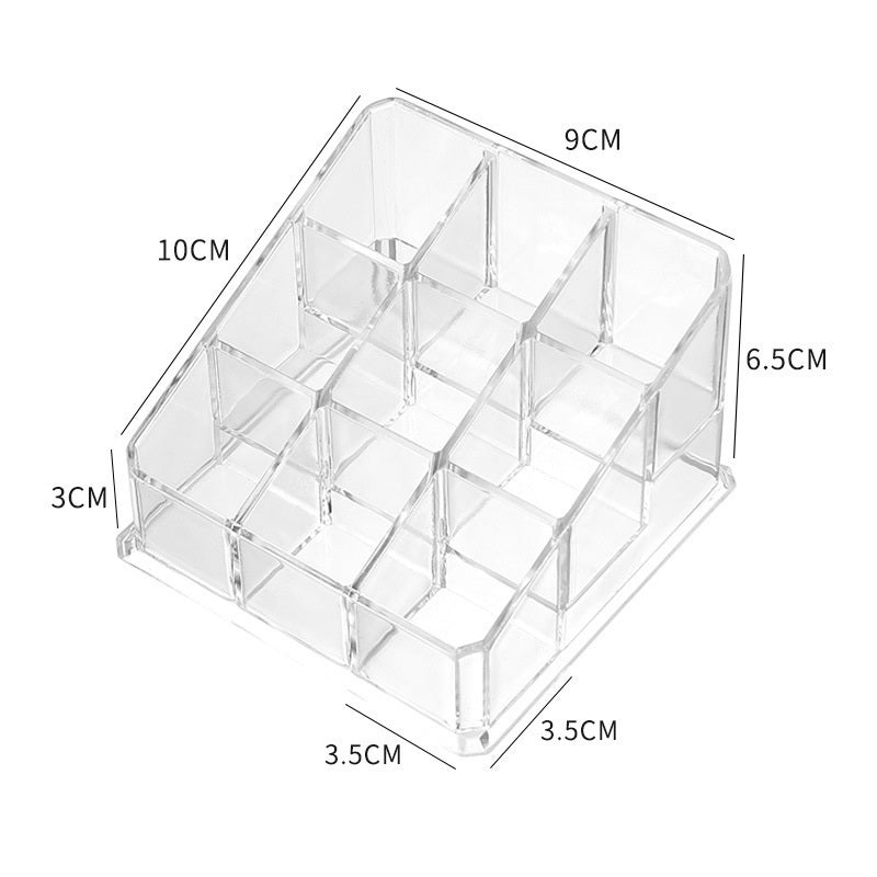 Sinsina Lipstick Display Box Cosmetics Organizer Rack