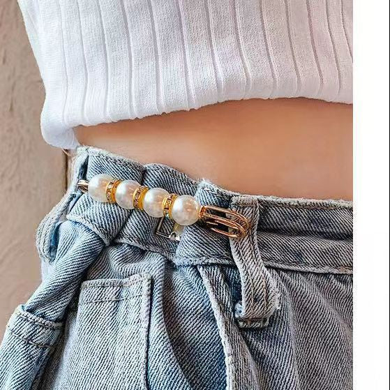 Waist-Tightening Buckle, Trouser Waist Modification Tool, Trousers-Tightening Pin To Fix Trousers, Anti-Exposure Brooch Buckle, Skirt Adjustment Buckle