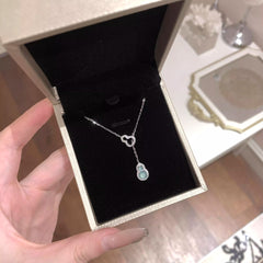 Double-Ring Gourd Necklace For Women 2025 New Style New Chinese Style Clavicle Chain Light Luxury Niche High-End Neck Chain Jewelry Customization