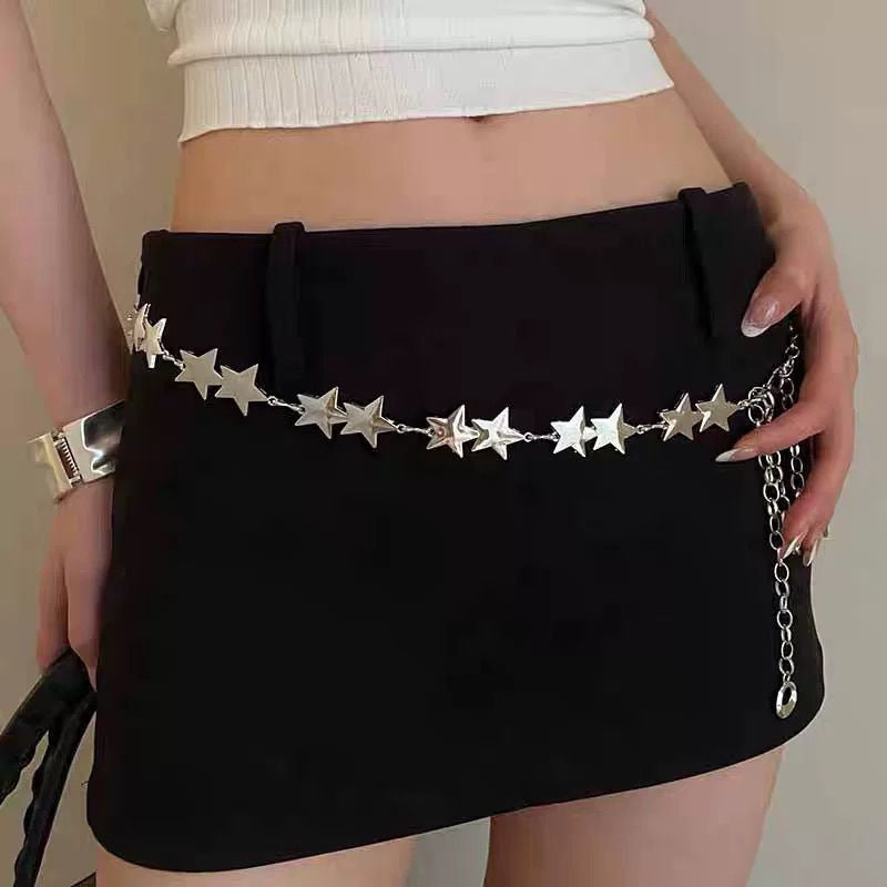 Cross-Border Popular Bohemian Style Metal Waist Chain For Women, Retro Ethnic Style Belt, Hot Girl High-End Waist Accessories