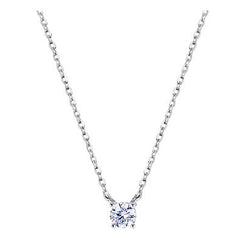 Titanium Steel Non-Fading Zhao Lusi Style Zircon Necklace Accessory For Women With A High-End Light Luxury Niche Clavicle Chain