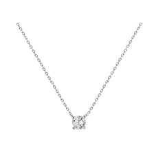 Titanium Steel Non-Fading Zhao Lusi Style Zircon Necklace Accessory For Women With A High-End Light Luxury Niche Clavicle Chain