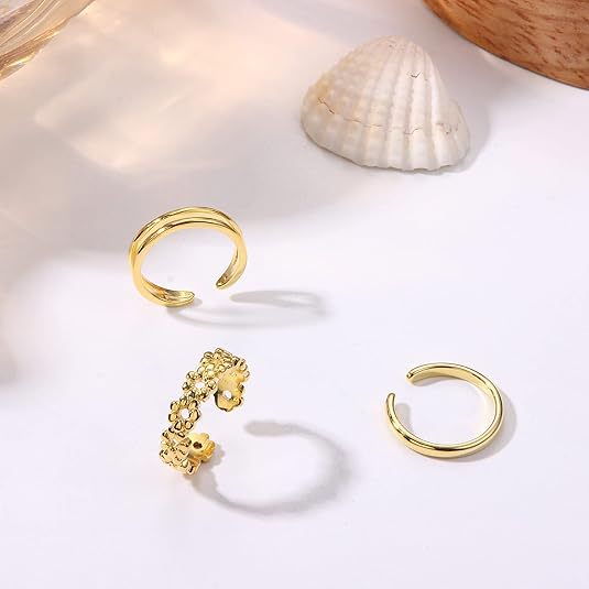 Copper Plated 14k Real Gold Foot Decoration Europe And America Cross-border New Toe Ring Adjustable Flower Square Crystal Zircon Exquisite Fashion Toe Ring