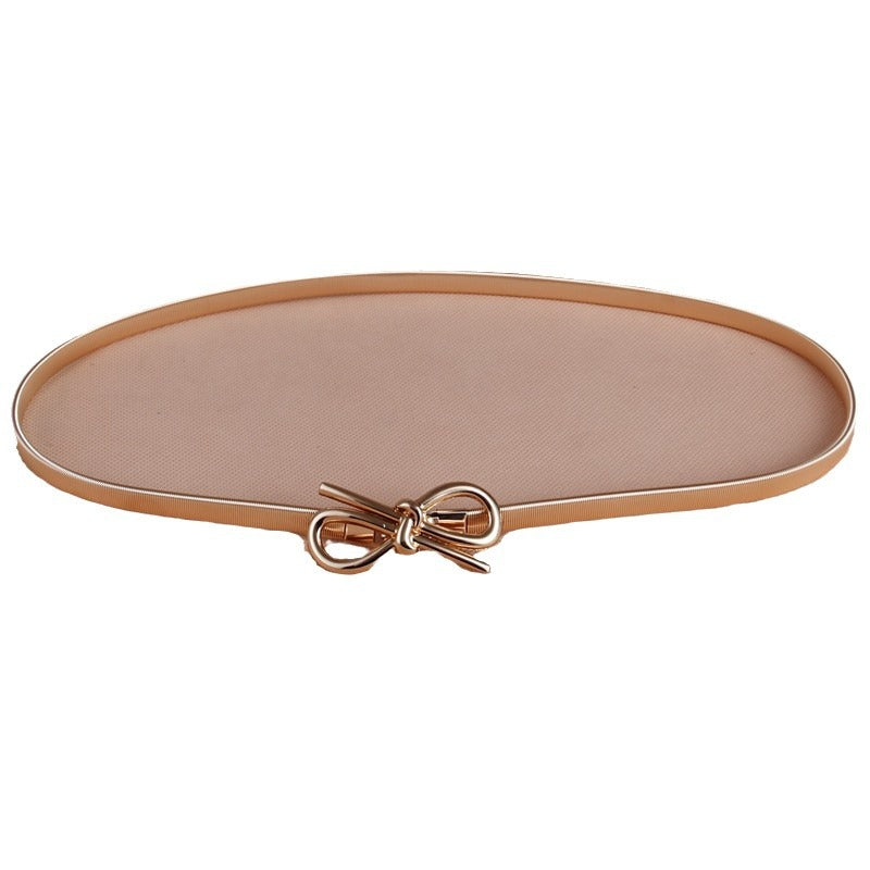 Ladies Decorative Simple Thin Belt Metal Elastic Belt Korean Version Joker Fashion Waist Chain With Skirt Wholesale